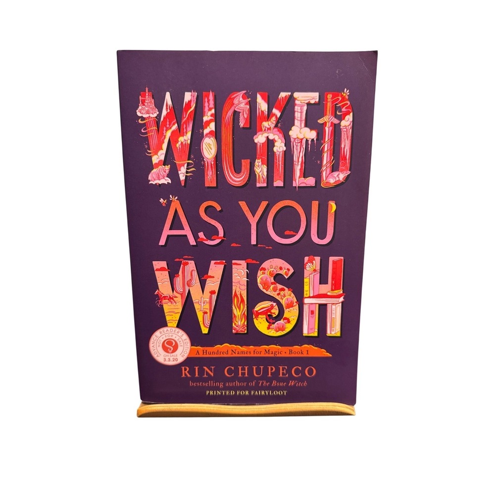 Wicked As You Wish Rin Chupeco ARC FairyLoot Signed Bookplate YA Fantasy Book 1
